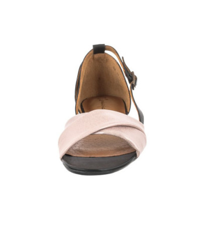 Maciejka Czarne/Różowe 04614-15/00-5 (MA732-a) sandals