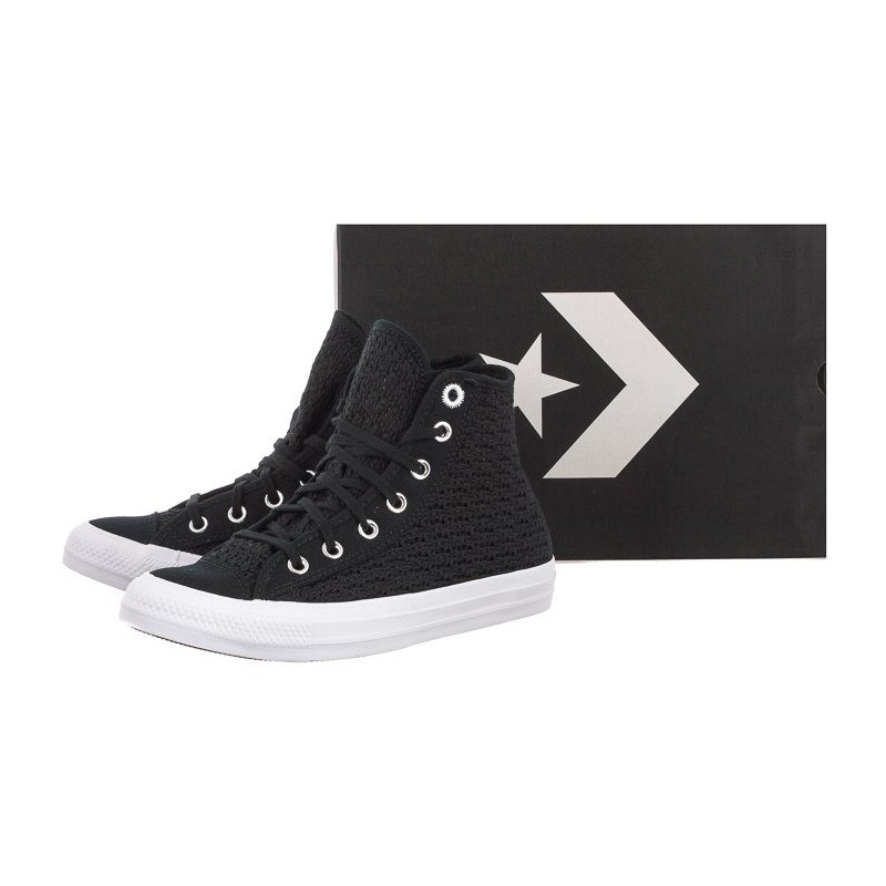 Converse CT All Star Hi Black/White 567655C (CO469-a) apavi