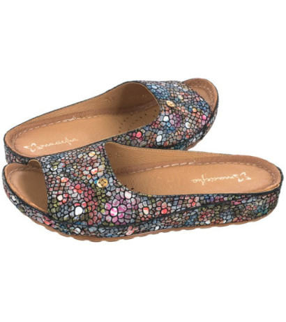 Maciejka Niebieskie 02628-44/00-1 (MA754-a) Sieviešu apavi/Flip Flops