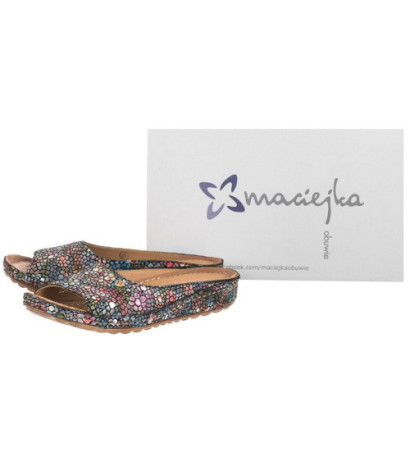 Maciejka Niebieskie 02628-44/00-1 (MA754-a) Sieviešu apavi/Flip Flops