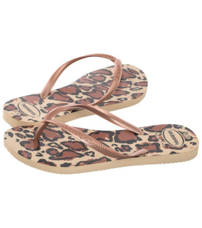 Havaianas Slim Animals FC Sand Grey/Rose Go 4103352-4879 (HI34-a) apavi