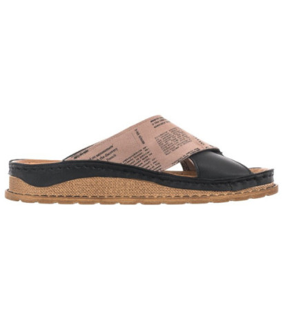 Maciejka Czarne/Brązowe 04986-01/00-0 (MA769-a) Sieviešu apavi/Flip Flops