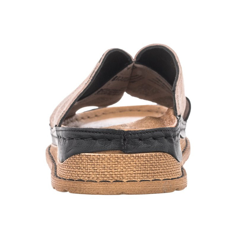 Maciejka Czarne/Brązowe 04986-01/00-0 (MA769-a) Sieviešu apavi/Flip Flops