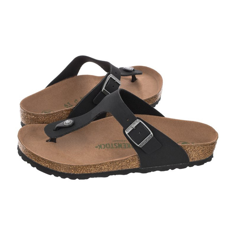 Birkenstock Gizeh BS Black Vegan 1020380 (BK168-a) apavi
