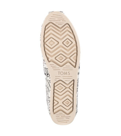Toms Alpargata White Coloring Book Print 10016257 (TS18-a) kurpes