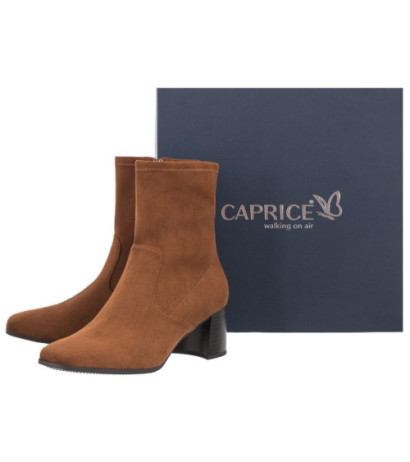 Caprice Brązowe 9-25305-27 374 Cognac Stretch (CP273-a) shoes
