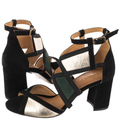 Maciejka Czarne/Zielone 05181-09/00-5 (MA753-c) kurpes