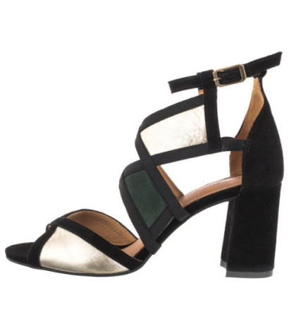 Maciejka Czarne/Zielone 05181-09/00-5 (MA753-c) kurpes