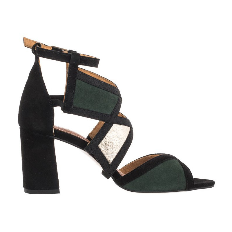 Maciejka Czarne/Zielone 05181-09/00-5 (MA753-c) shoes