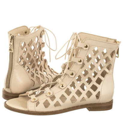 Carinii Beżowe B7317-R53-000-000-000 (CI602-b) sandals