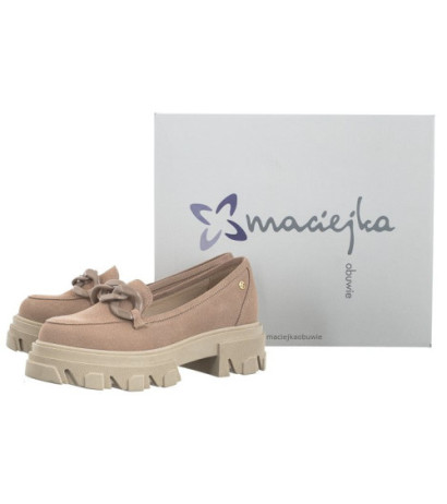Maciejka Beżowe 2850J-10/00-1 (MA793-e) shoes