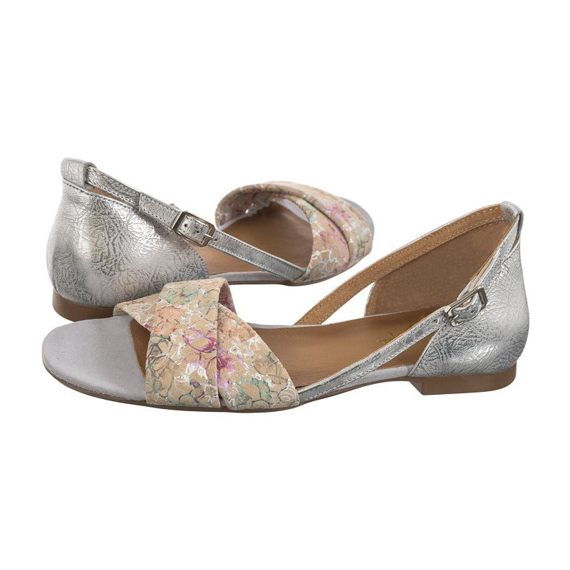 Maciejka Srebrne+Kwiaty 04614-35/00-5 (MA732-d) sandales