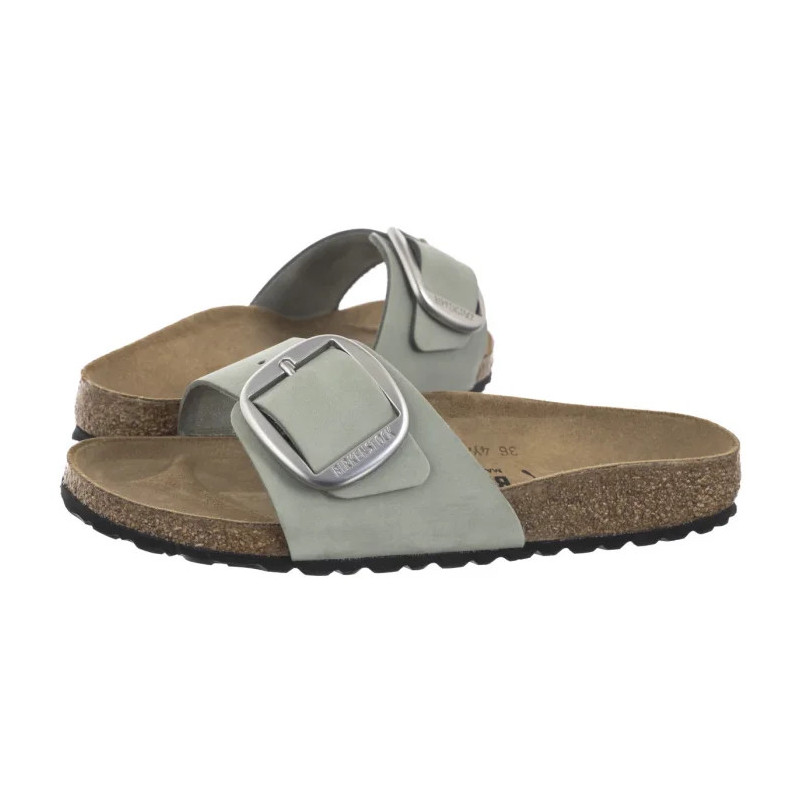 Birkenstock Madrid Big Buckle Pure Sage 1029293 (BK170-k) Women's Shoes/Flip Flops