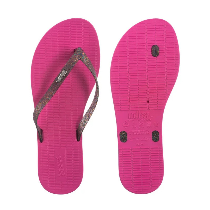 Melissa Sun Flip Flop AD 33493/54085 Pink/Clear Glitter (ML212-d) apavi