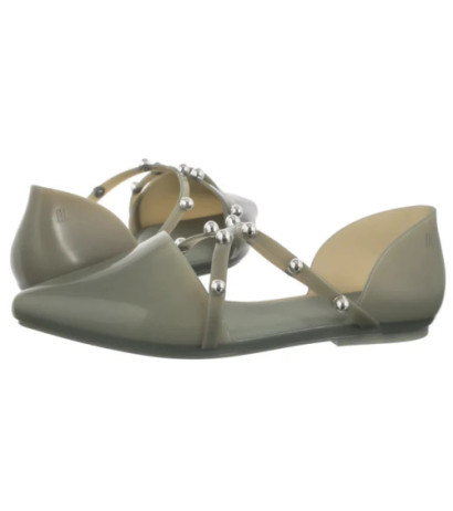 Melissa Pointy Stripe AD 33321/50857 Green/Silver  (ML206-c) sandalai