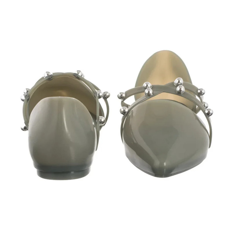 Melissa Pointy Stripe AD 33321/50857 Green/Silver  (ML206-c) sandaalid