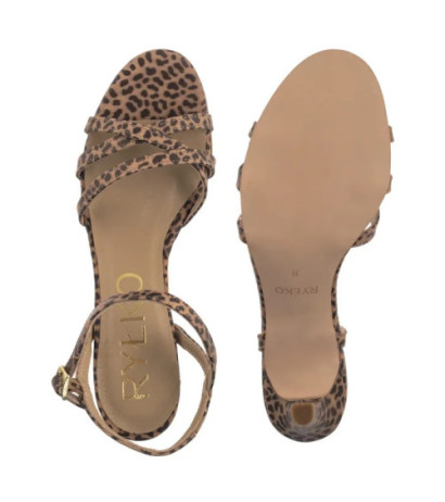 Ryłko Brązowe Panterka 7NFN8_T1 _5TS (RY303-e) high heels
