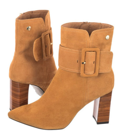 Caprice Brązowe 9-25319-27 624 Curcuma Suede (CP294-a) shoes