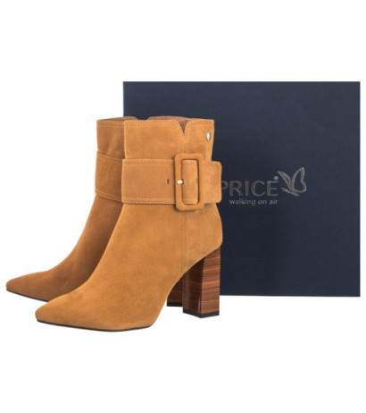 Caprice Brązowe 9-25319-27 624 Curcuma Suede (CP294-a) kurpes