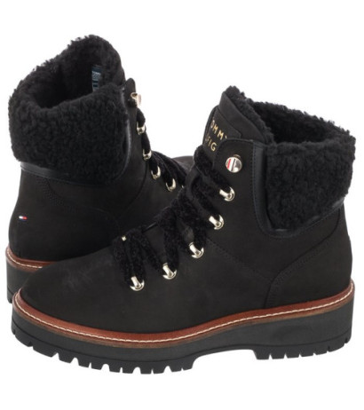 Tommy Hilfiger Outdoor Flat Boot Black FW0FW05944 BDS (TH323-b) batai