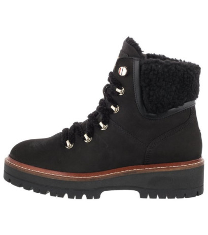 Tommy Hilfiger Outdoor Flat Boot Black FW0FW05944 BDS (TH323-b) zābaki