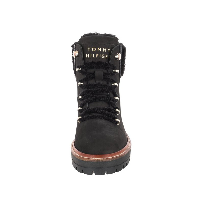 Tommy Hilfiger Outdoor Flat Boot Black FW0FW05944 BDS (TH323-b) zābaki