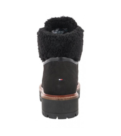 Tommy Hilfiger Outdoor Flat Boot Black FW0FW05944 BDS (TH323-b) zābaki
