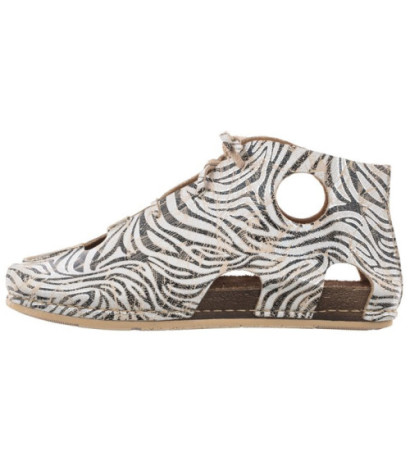 Maciejka Beżowe/Czarne 03426-22/00-6 (MA853-a) kurpes