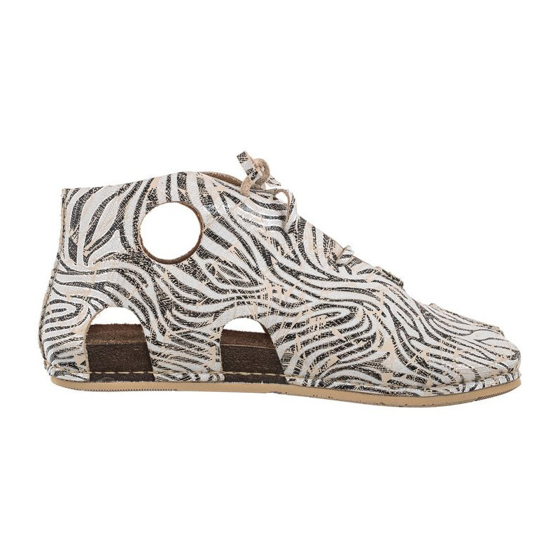 Maciejka Beżowe/Czarne 03426-22/00-6 (MA853-a) shoes