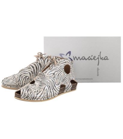 Maciejka Beżowe/Czarne 03426-22/00-6 (MA853-a) shoes