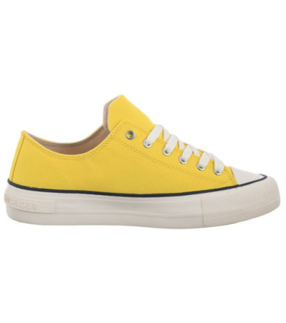 Tommy Hilfiger Low Cut Lace-Up Sneaker Yellow T3A4-32118-0890 200 (TH414-a) apavi