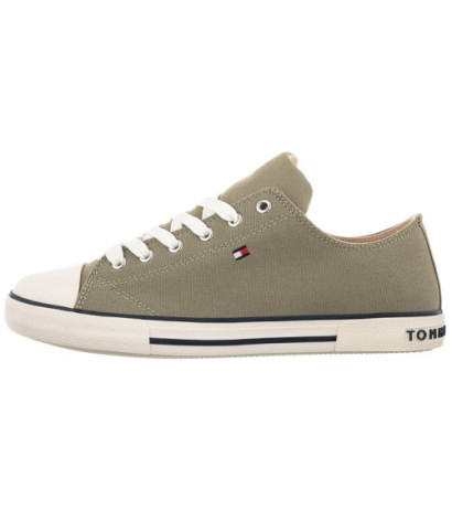 Tommy Hilfiger Low Cut Lace-Up Sneaker Military Green T3X4-32207-0890 414 (TH415-e) kingad