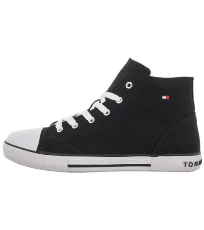 Tommy Hilfiger High Top Lace-Up Sneaker Black T3X4-32209-0890 999 (TH422-b) shoes