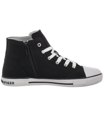 Tommy Hilfiger High Top Lace-Up Sneaker Black T3X4-32209-0890 999 (TH422-b) apavi