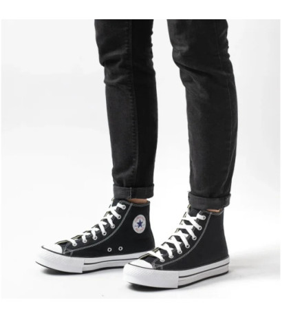 Converse CT All Star Eva Lift Hi Black/White/Black 272855C (CO521-b) shoes