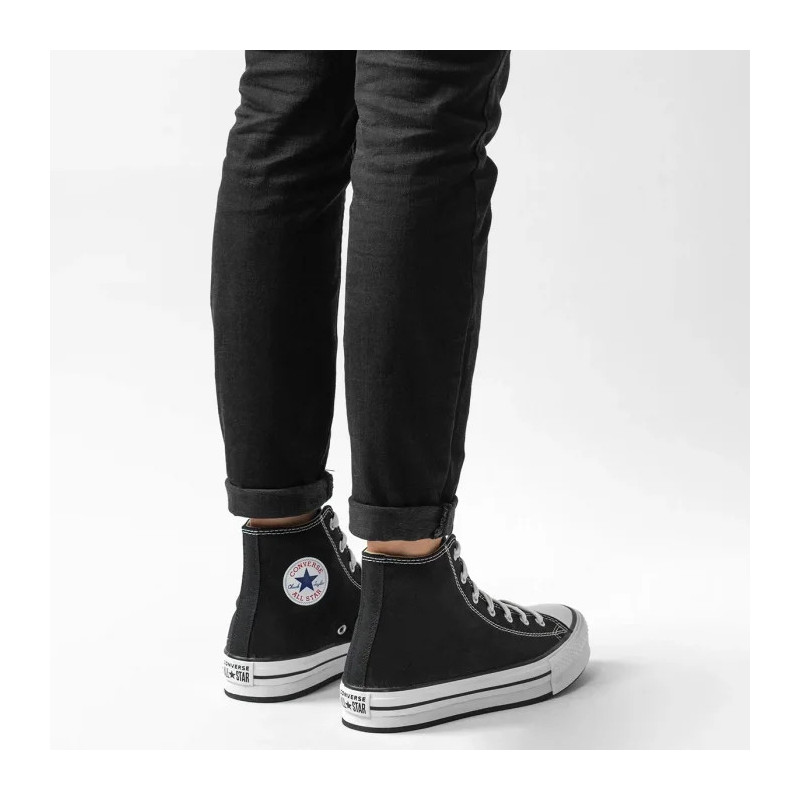 Converse CT All Star Eva Lift Hi Black/White/Black 272855C (CO521-b) kingad