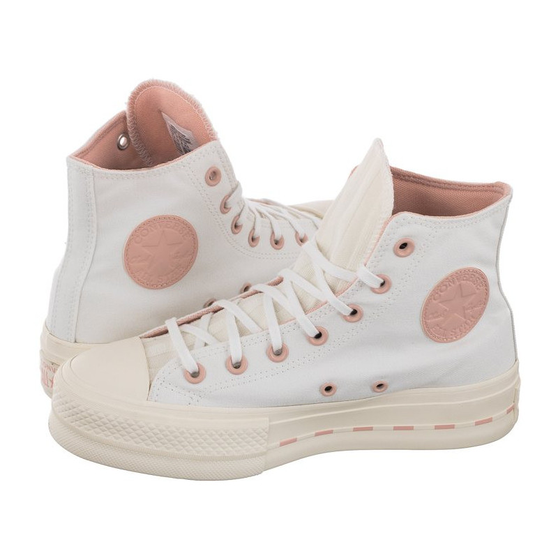 Converse CT All Star Lift Hi White/Egret/Pink Clay 572709C (CO531-a) apavi