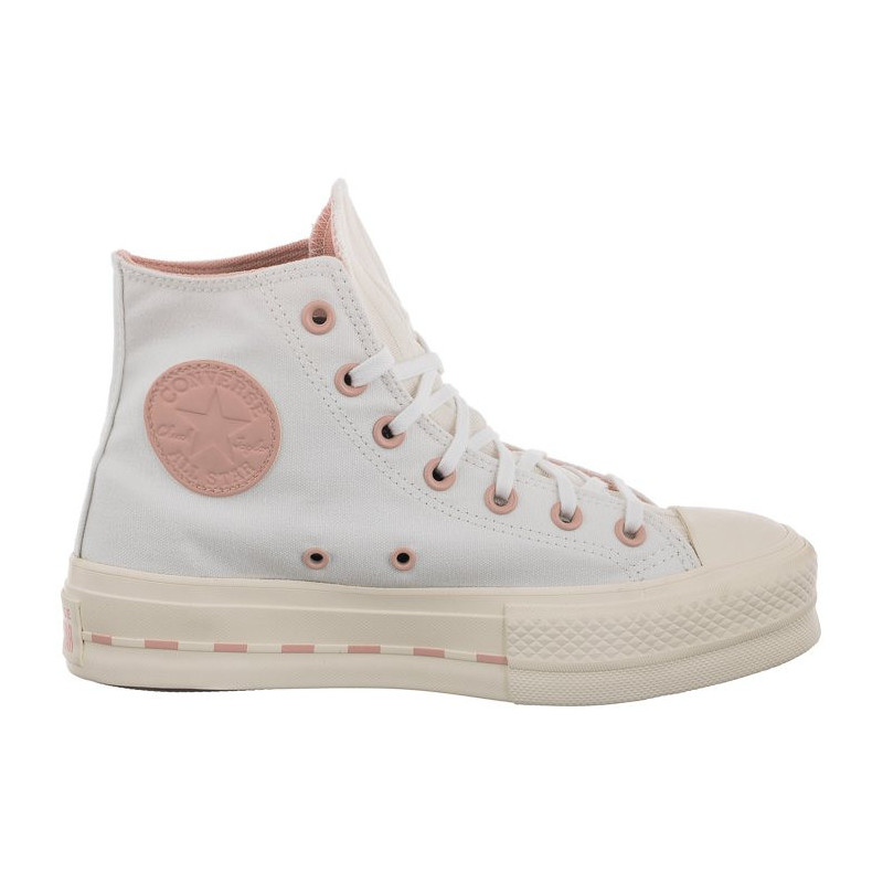 Converse CT All Star Lift Hi White/Egret/Pink Clay 572709C (CO531-a) bateliai
