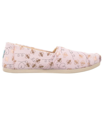 Toms Alpargata Barely Pink Foil Bee Mine Print 10017801 (TS20-a) sneakers