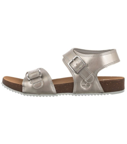 Timberland Castle Island Backstrap Silver Metallic 0A4341 040 (TI97-a) sandales