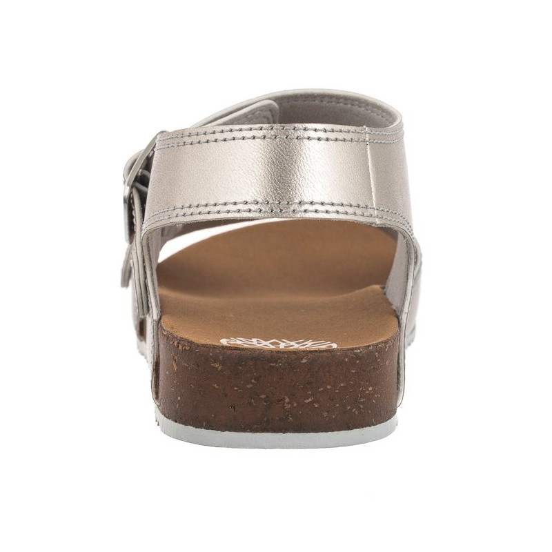 Timberland Castle Island Backstrap Silver Metallic 0A4341 040 (TI97-a) sandales