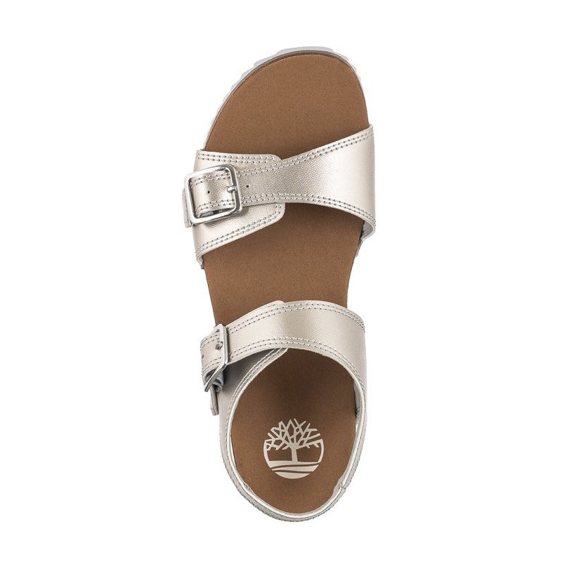 Timberland Castle Island Backstrap Silver Metallic 0A4341 040 (TI97-a) sandales