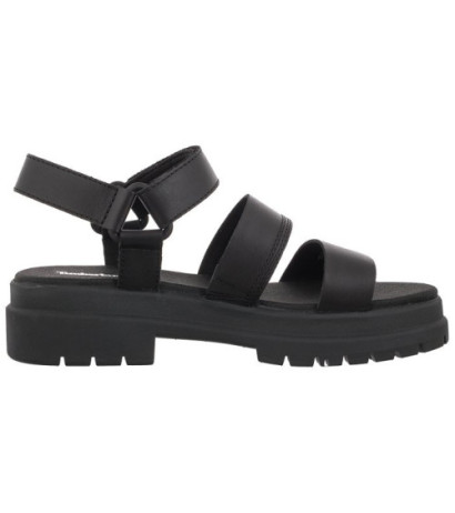 Timberland London Vibe Ankle Strap Sandal Black Full Grain 0A29MV 001 (TI102-a) sandales