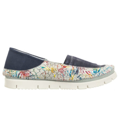 Maciejka Białe/Granatowe 05434-11/00-5 (MA878-b) kurpes