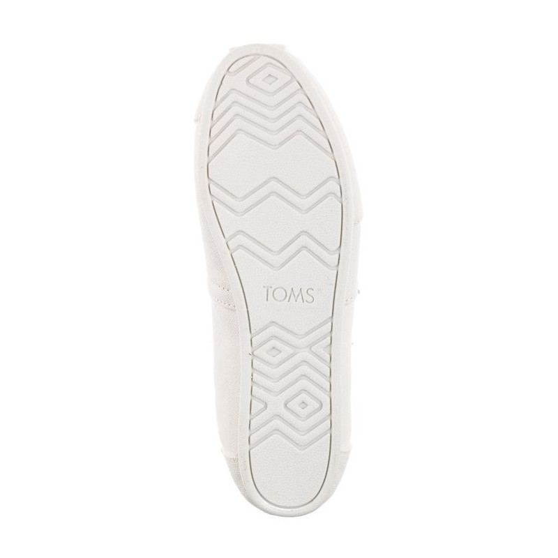 Toms Alpargata White Recycled Cotton Canvas 10017739 (TS21-b) sportiniai bateliai