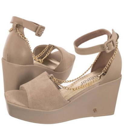 Carinii Beżowe B7882-R88-R46-000-F09 (CI652-a) shoes