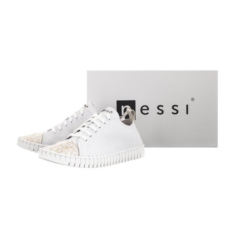 Nessi Białe 22169 (NE285-a) kurpes