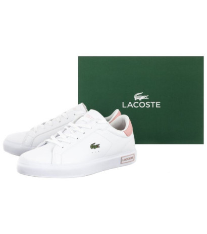 Lacoste Powercourt 0721 1 SUJ WHT/LT PNK 7-41SUJ00141Y9 (LC389-a) sporta apavi