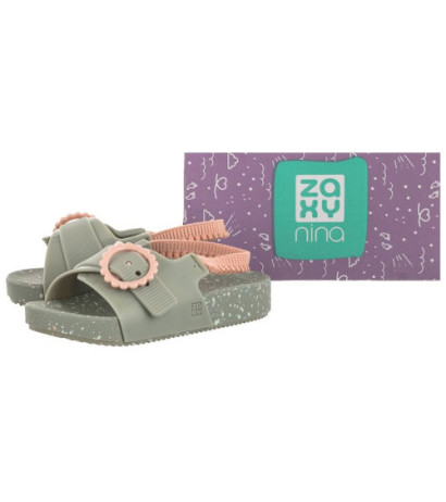 Zaxy Nina Flor Slide Baby 18430/91176 Zielone (ZA138-a) sandalai