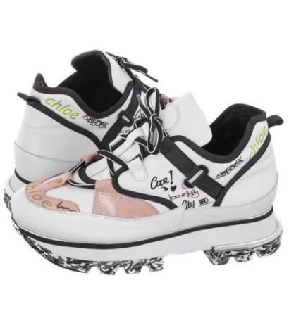 Artiker Biały-Srebrny 50C0554 (AR29-a) sports Shoes